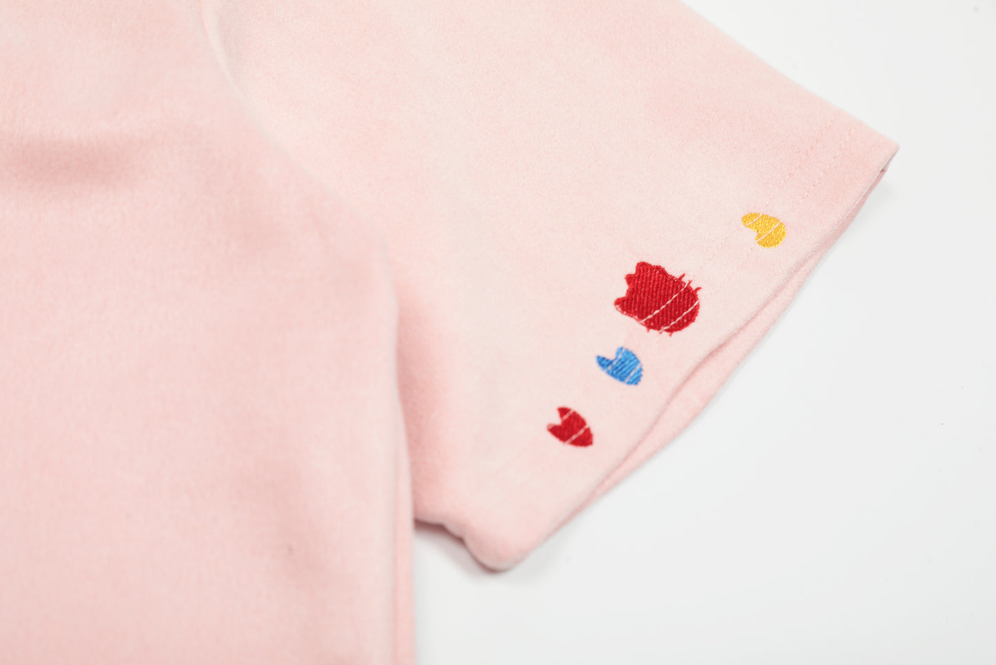 Geesas Plaid Cat Graphic Embroidered Heart Tee Oversized Short Sleeve Cute Kawaii Streetwear Y2K Summer T-Shirt | Kitty Heart