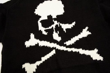 MASTERMIND WORLD Black Oversized Skull Sweater