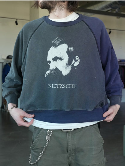 Nietzsche Raglan Sweatshirt