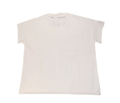 SECND SLF Too Blessed To Be Stressed Cross Sky Print Short Sleeve Tee Off-White Oversized Drop Shoulder American Vintage Streetwear | Too Blessed Tee