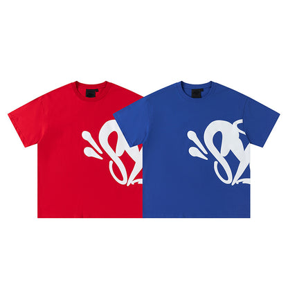Unisex Graphic T-Shirt and Shorts Set, Crewneck Casual Two-Piece Outfit