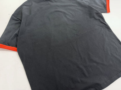 Enfants Riches Déprimés Ringer Classic Logo Short Sleeve Tee Shirt Faded Grey Red