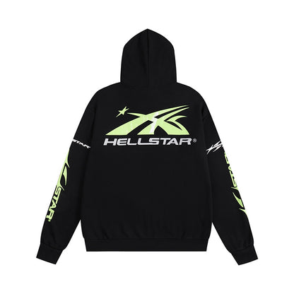 Hellstar Sports Lime Green Runner Tracksuit Set 'Black'