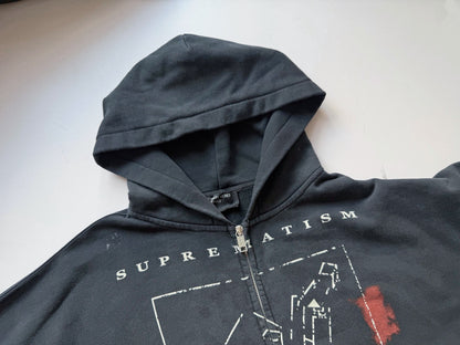 Suprematism Zip Up Hoodie