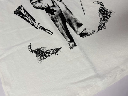 Katholisches Toothbrush T-Shirt - Faded White