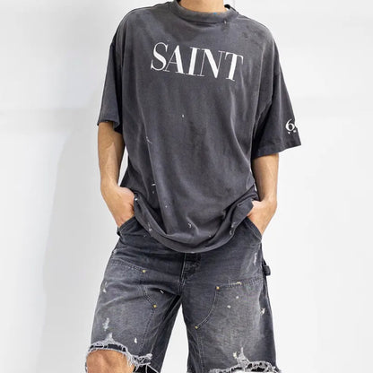 SAINT Mxxxxxx SS T-SHIRT / SAINT 666 / BLACK
