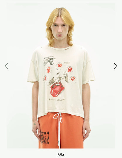 PALY x The Rolling Stones "Boulder, Colorado" Distressed Tee