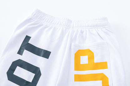 Women's Slogan Graphic Shorts Casual Streetwear Summer Elastic Waist Loose Fit Short Pants | Syrup Short