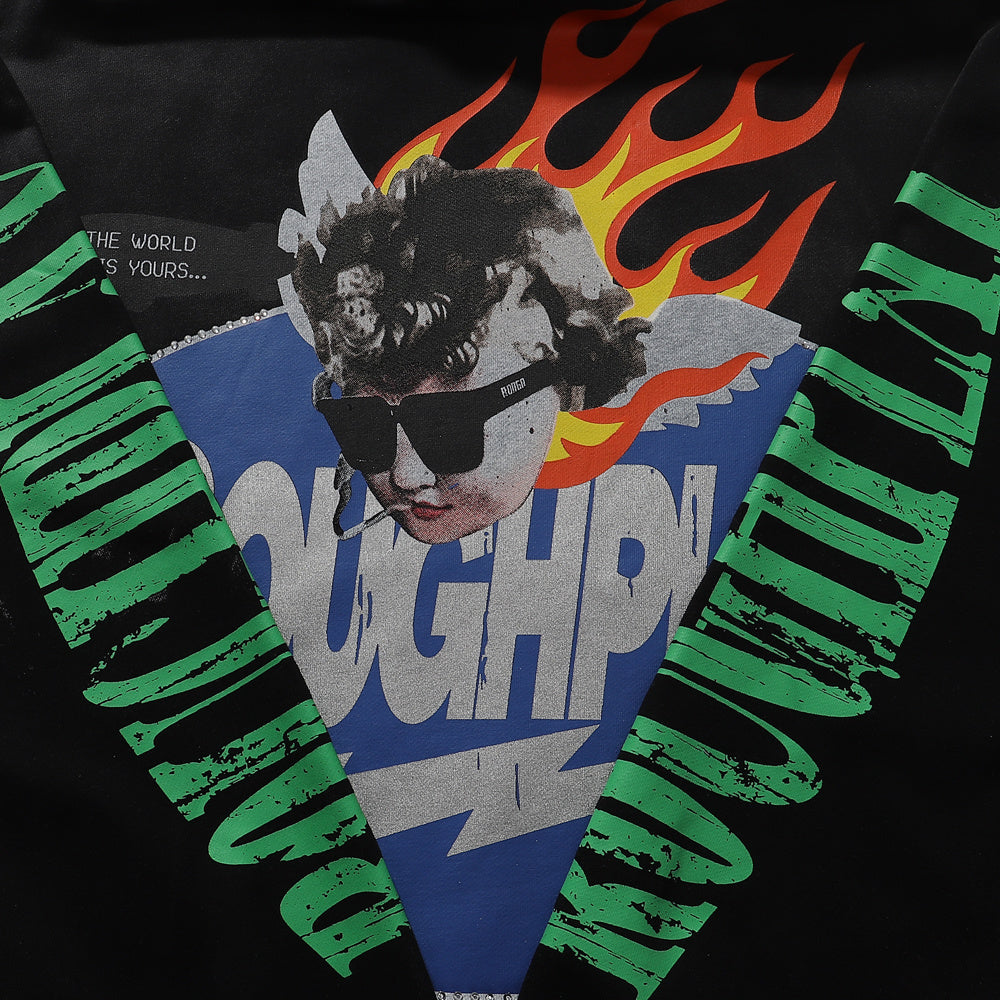 编号R203，RoughPlay SoulBoy Hoodie烫钻15 - 5