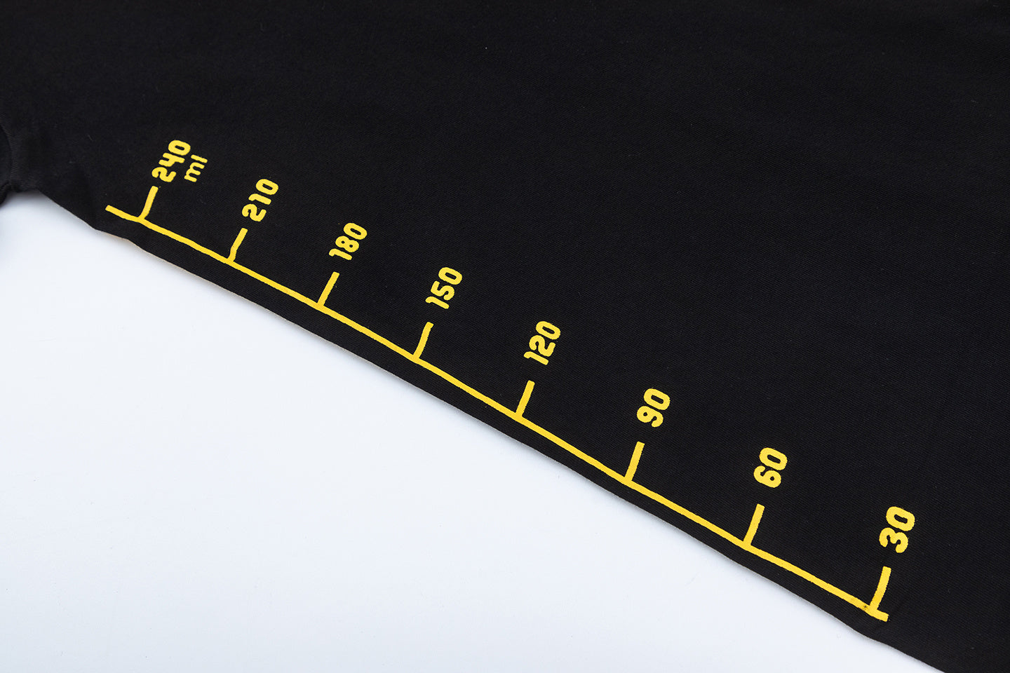 Black oversized unisex graphic T-shirt with colorful Cough Syrup text print - view 5