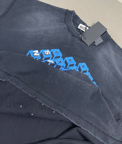 Satoshi Nakamoto Gridlock Tee - Washed Black