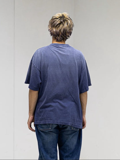 SAINT Mxxxxxx × A BATHING APE BAPE_SS T-SHIRT / FADE AWAY LV / NAVY