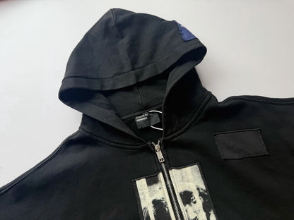 Lenin's Nap Time Assemblage Zip Hoodie - Washed Black