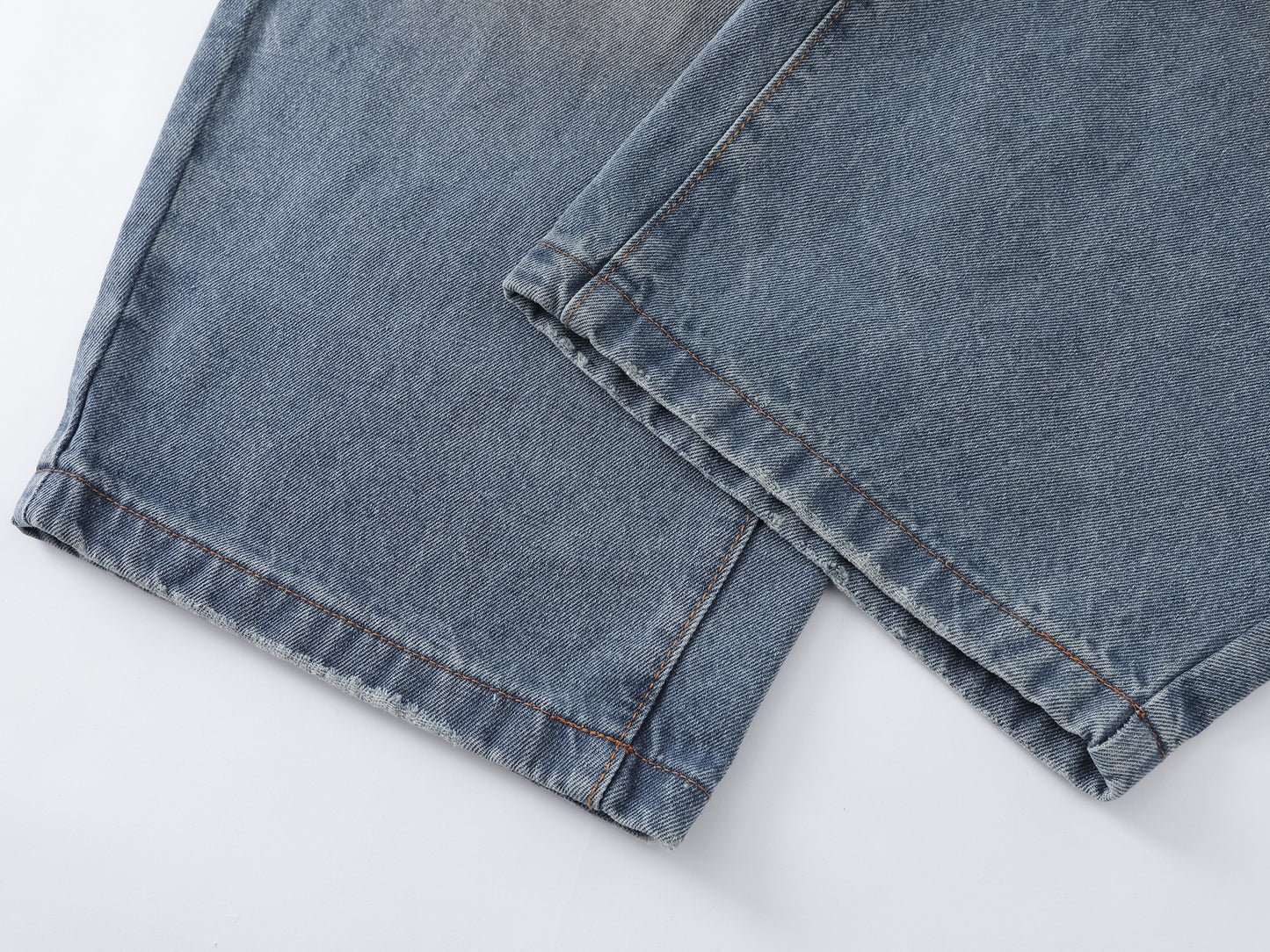 Mud Wash Distressed Barrel Wide Leg Jeans Earth Tone Fading Ripped Knee High Waist Baggy Denim Pants Vintage Streetwear Trousers | Mud Barrel