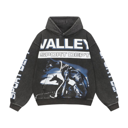 Sports Dept Doberman Pullover Hoodie (Black)