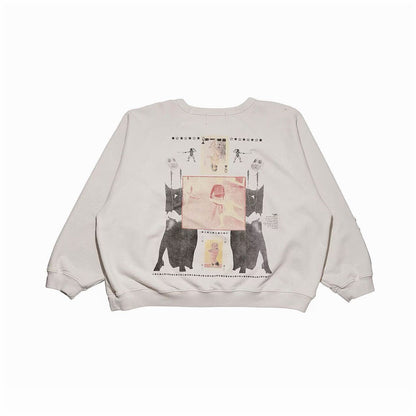 Boy Hurt In Duel Raglan Crewneck