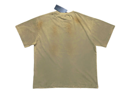 Satoshi Nakamoto Chain Stitch Tee Distressed Washed Heavyweight Cotton Embroidered Destroyed Vintage Streetwear T-Shirt | Chain Stitch