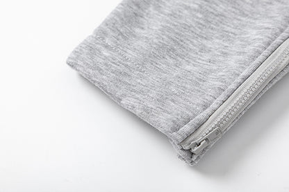 Solid Light Gray Fleece Pullover Sweatshirt Soft Thick Knit Casual Loose Fit Cozy Everyday Streetwear Hoodie | Ash Fleece
