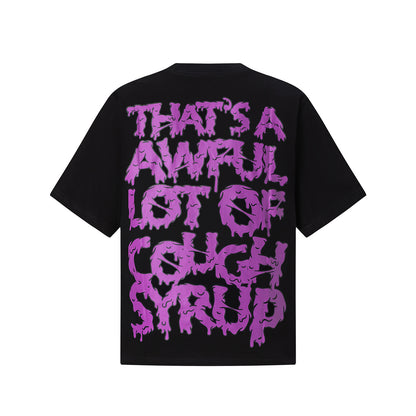 Graphic Short Sleeve Tee Oversized Crew Neck Cotton Streetwear Casual Summer Unisex T-Shirt | Syrup Tee