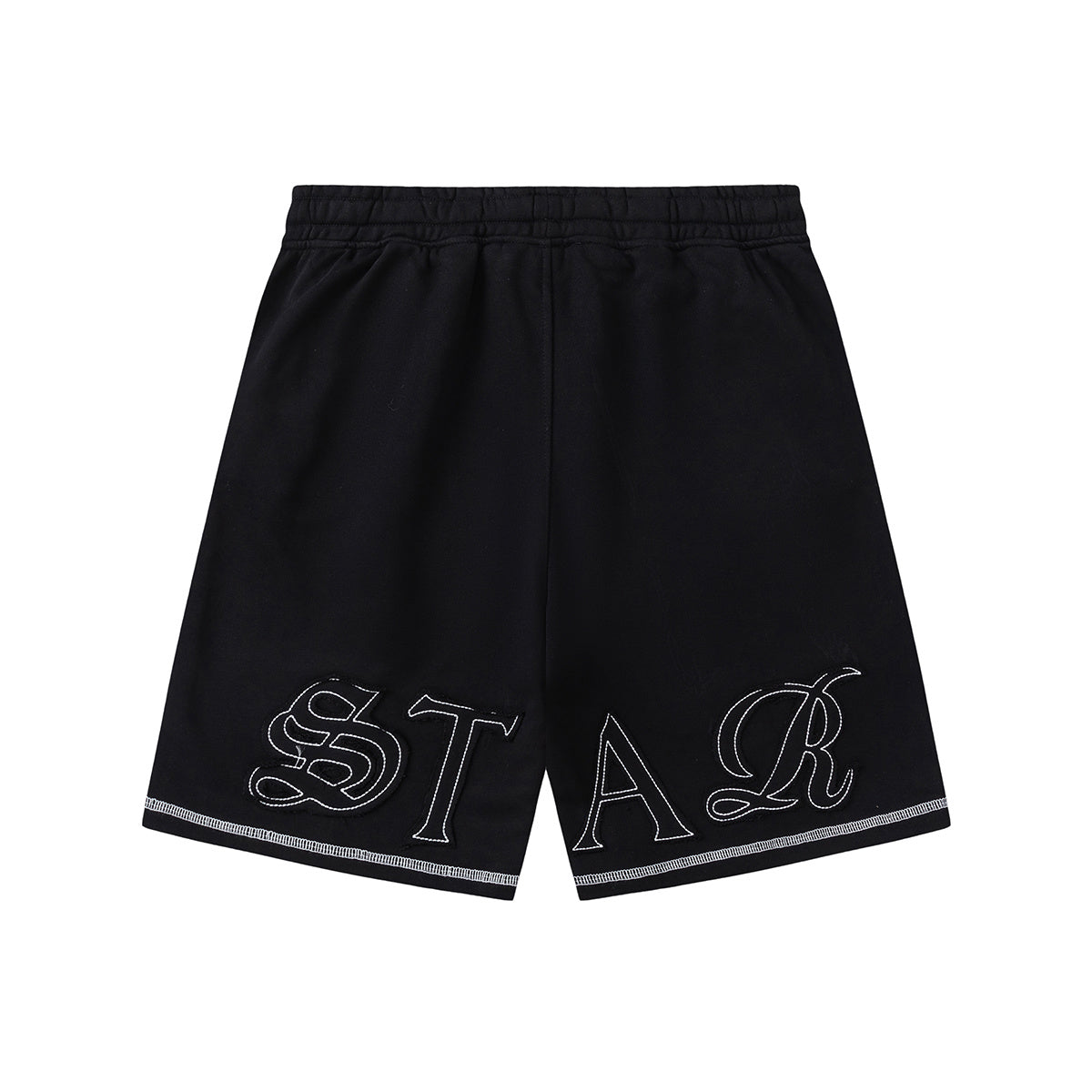 Trapstar black and charcoal graphic T-shirt and drawstring shorts set with contrast stitching - view 5