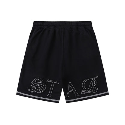 Trapstar Unisex T-Shirt and Shorts Set, Graphic Streetwear Drawstring Casual