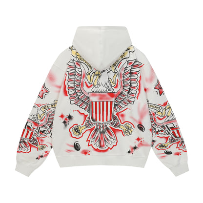Flag Zip-Up Hoodie & Flag Sweatpants