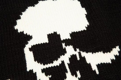MASTERMIND WORLD Black Oversized Skull Sweater