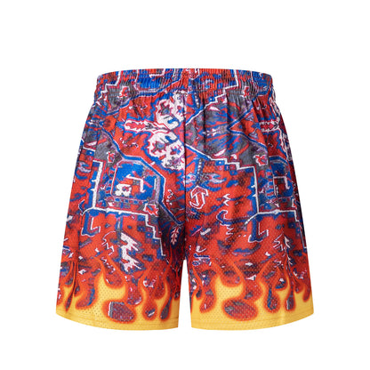 Mesh Basketball Shorts Athletic Streetwear Casual Summer Swim Shorts | Six Five