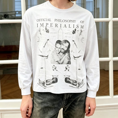Enfants Riches Déprimés Philosophy Of Imperialism Long-Sleeve / Faded White