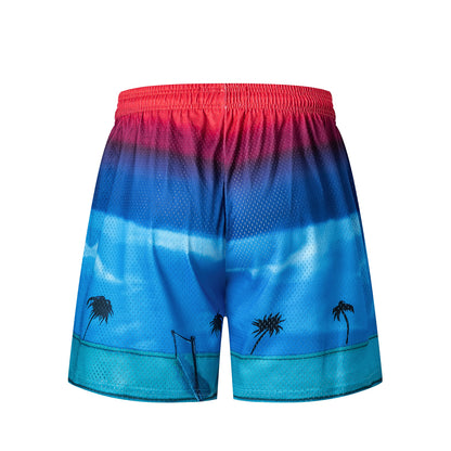 Mesh Basketball Shorts Athletic Streetwear Casual Summer Swim Shorts | Seven Court