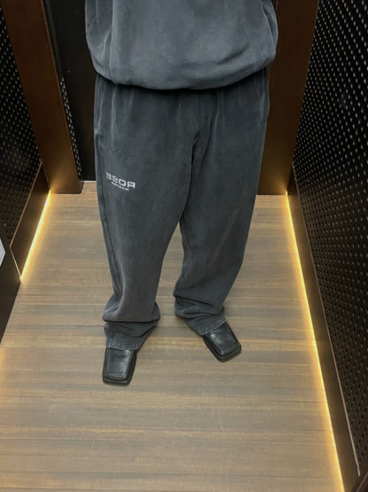 Martine Rose Washed Sweatpants Oversized Cotton Terry Relaxed Fit Streetwear Casual Jogger Pants | Rose Sweep