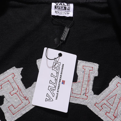 Vale Forever Pluto Clustered Zip Up Hoodie Black