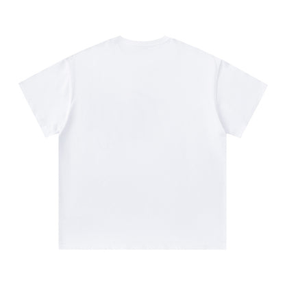 Unisex Graffiti Graphic T-Shirt, Short Sleeve Crew Neck Streetwear Tee