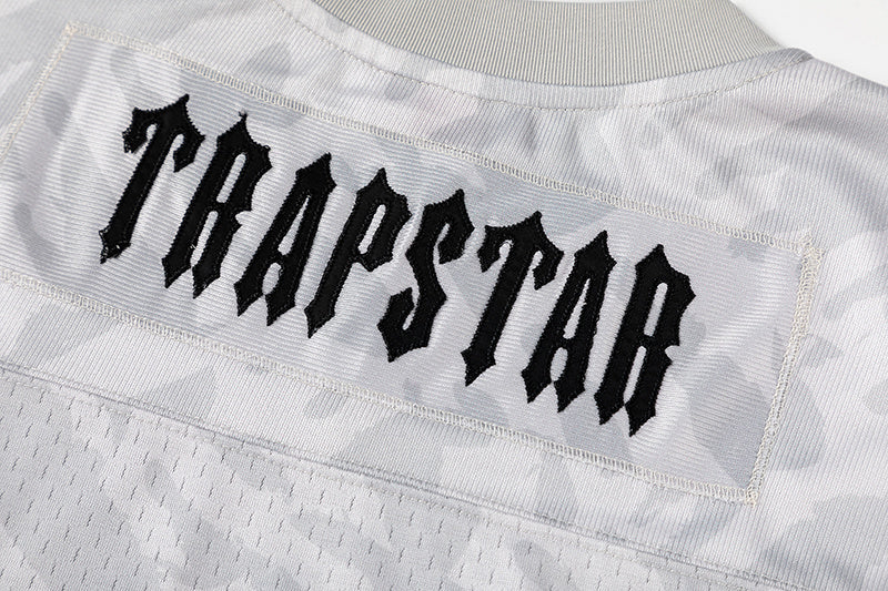 Mitchell & Ness black and gray camo NFL jersey with TRAPSTAR graphic and number 22 - view 5