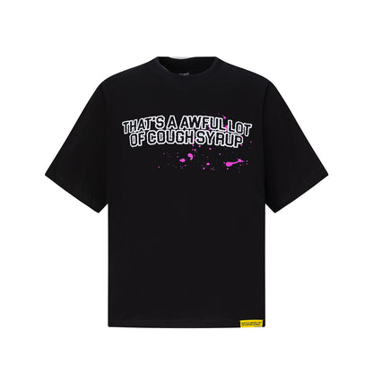 Women's Slogan Graphic Short Sleeve Tee Oversized Streetwear Casual Summer Top | Syrup Tee