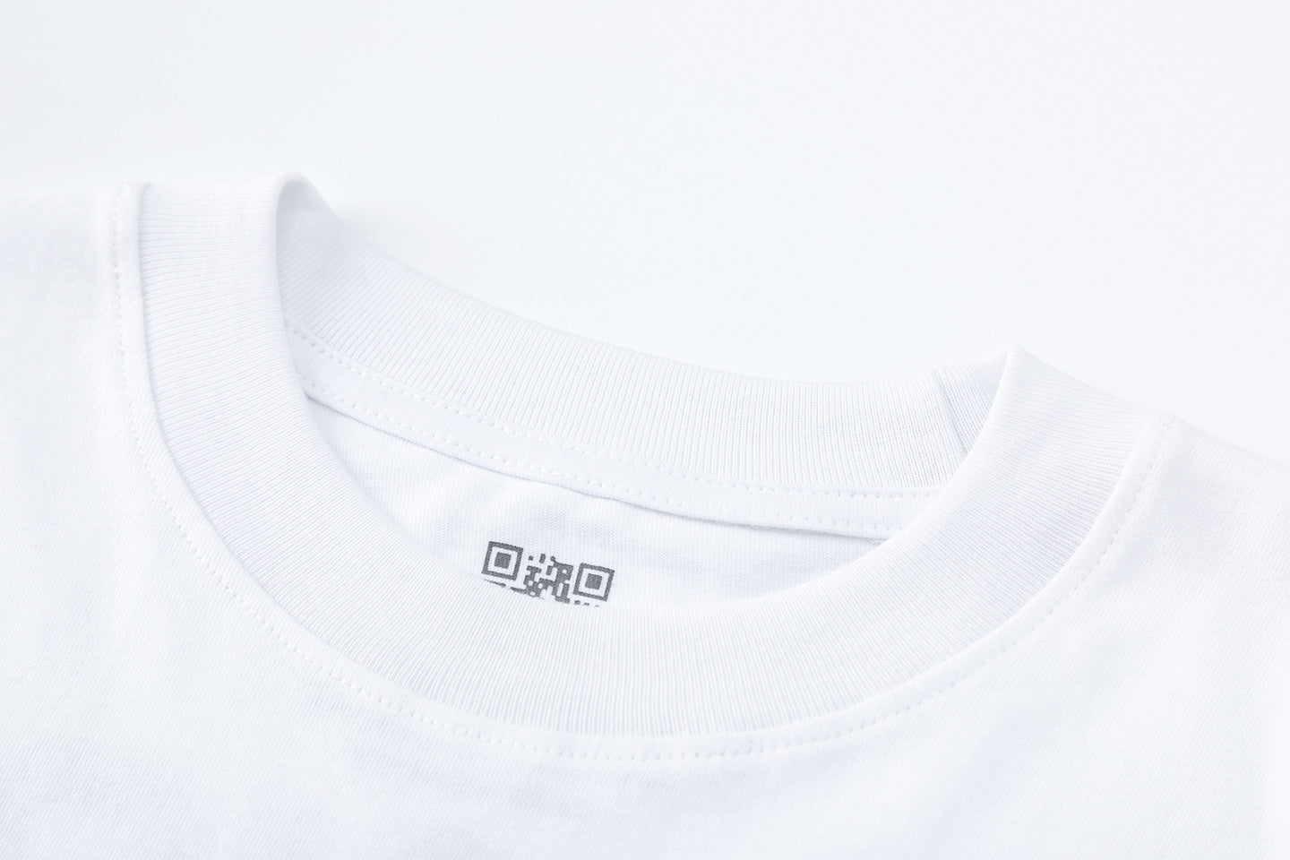White unisex graphic T-shirt with black 'That's a Awful Lot of Cough Syrup' text print - view 6