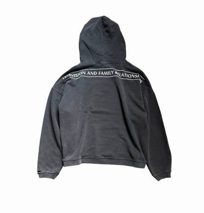 Television and Family Hoodie - Washed Black