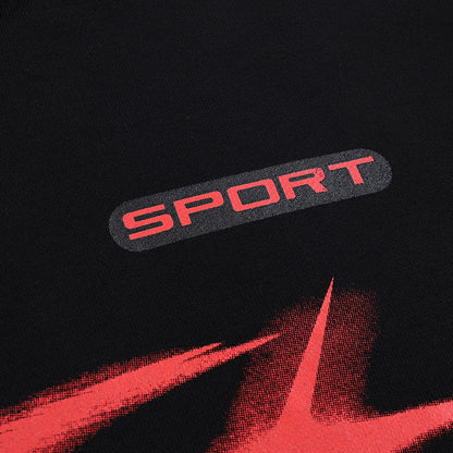 Hellstar Sport Logo Hoodie 'Black/Red'