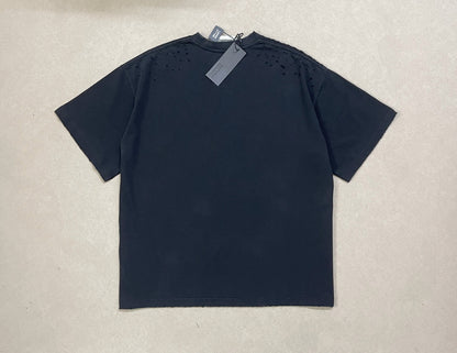 Satoshi Nakamoto No Savior Tee in Washed Black