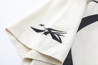 Graphic Print Tee Hellstar Oversized Streetwear Casual Summer Cotton T-Shirt | Dark Halo