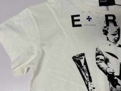 Katholisches Toothbrush T-Shirt - Faded White