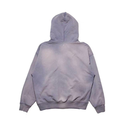 Enfants Riches Deprimes ERD Leave My Daughter Write Zip Hoodie Washed Gradient Drop Shoulder Heavyweight Cotton Oversized Zip-Up Sweatshirt | Daughter Write