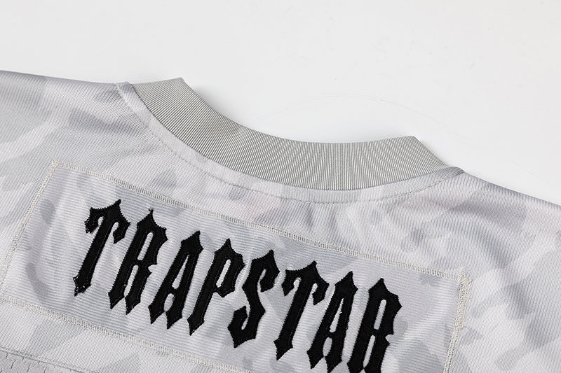 Mitchell & Ness black and gray camo NFL jersey with TRAPSTAR graphic and number 22 - view 6