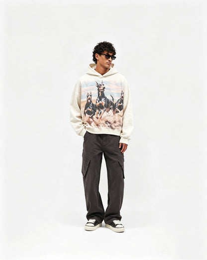 Represent Off-White Western Dobermans Hoodie