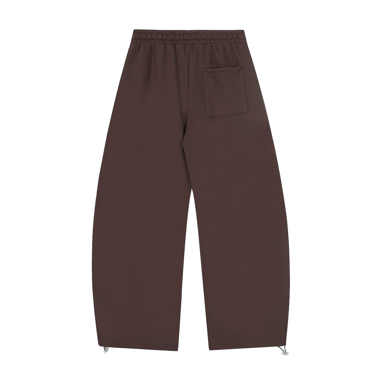 SeR Plaid Drawstring Wide Leg Sweatpants - Gray Front