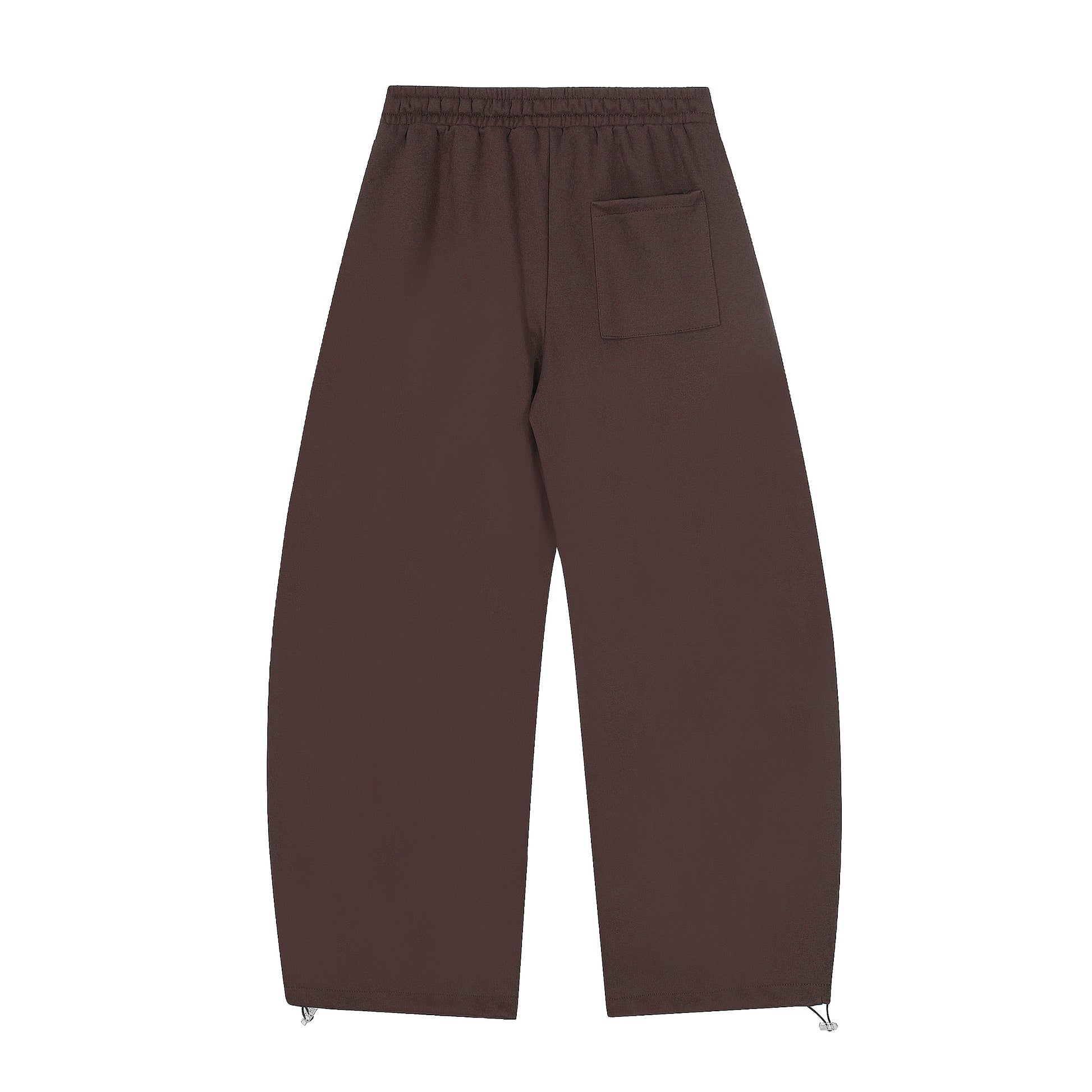 SeR Plaid Drawstring Wide Leg Sweatpants - Gray Front