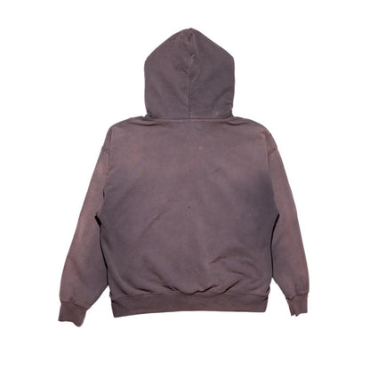 Spiritual Therapy Zip Up Hoodie - Washed Black