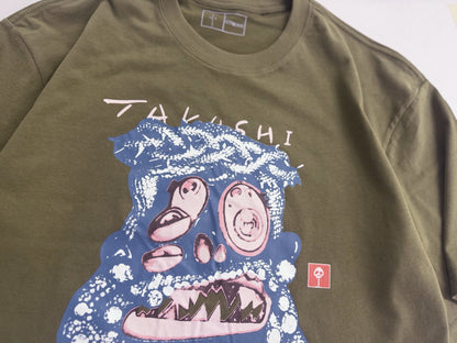 Travis Scott x Takashi Murakami Melted Utopia Dream T-Shirt / Olive