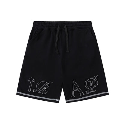 Trapstar Unisex T-Shirt and Shorts Set, Graphic Streetwear Drawstring Casual