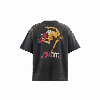 SKATE S/S T-SHIRT-Black